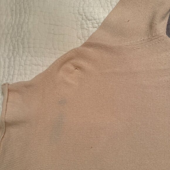 VINCE | Blush Wool & Cashmere Turtleneck Sweater Dress - Picture 6 of 6